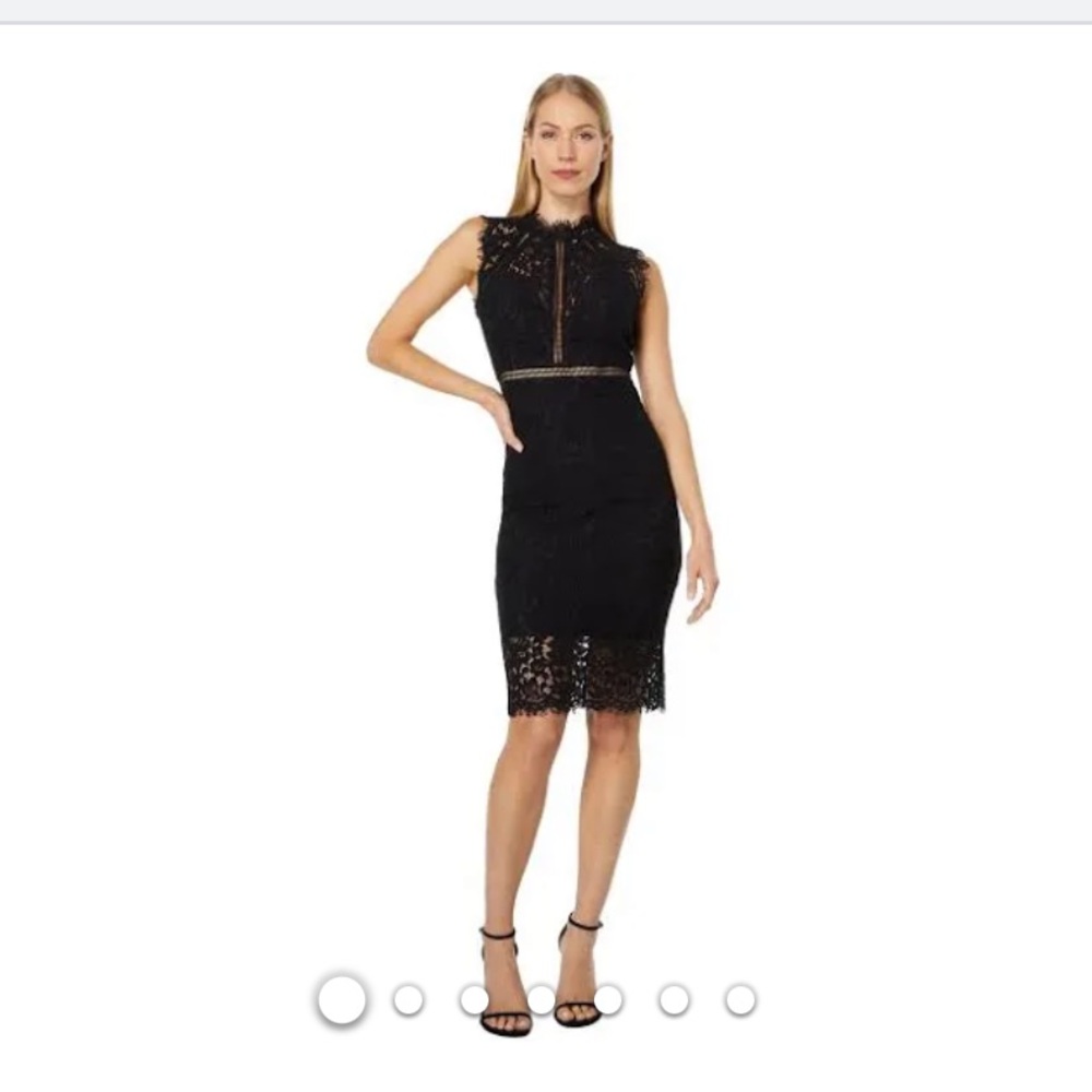 Bardot lace dress